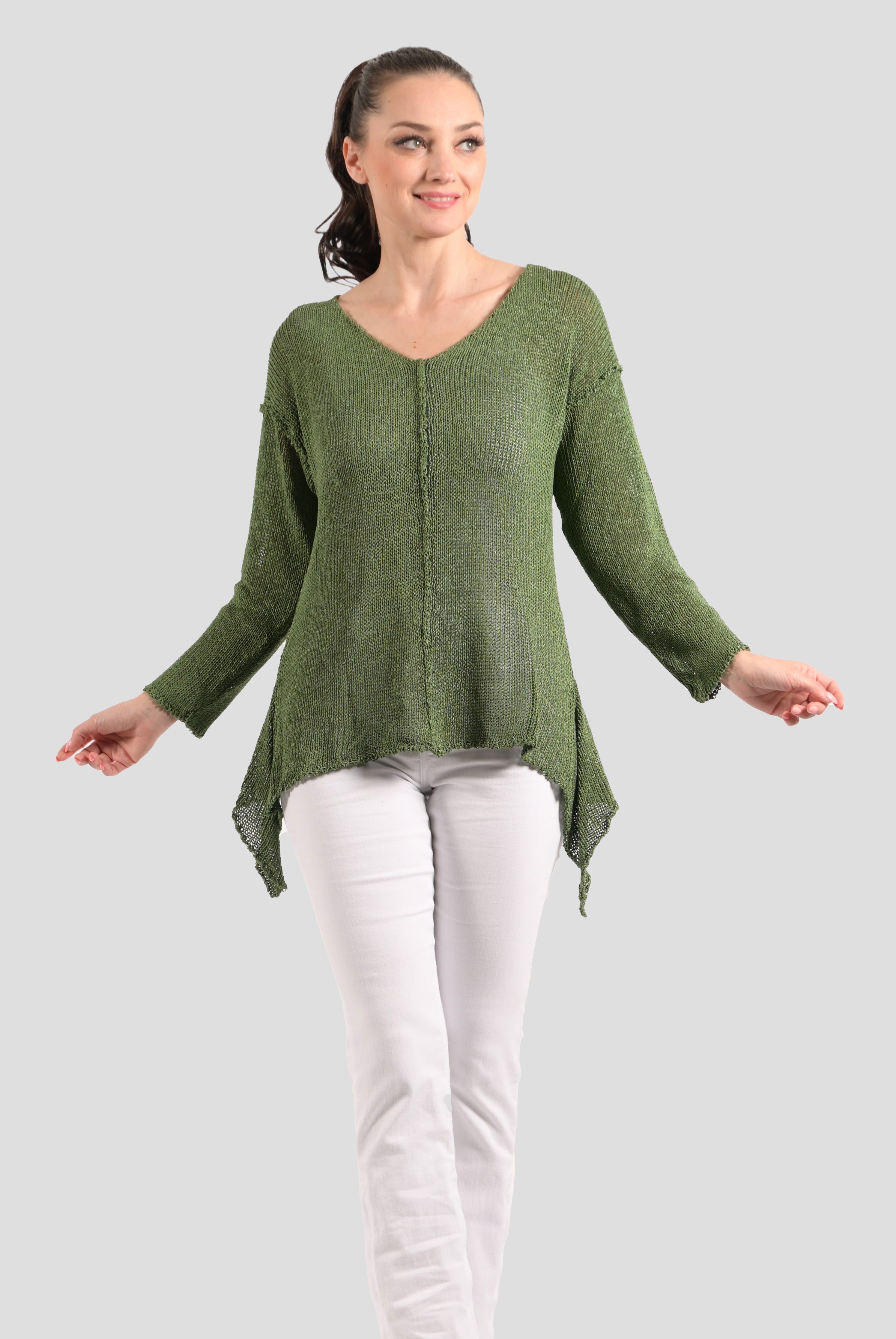 3142 | Long Sleeve Lighweight Sweater