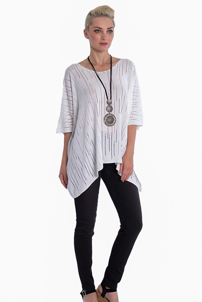 8101 Cut Out Loose Top