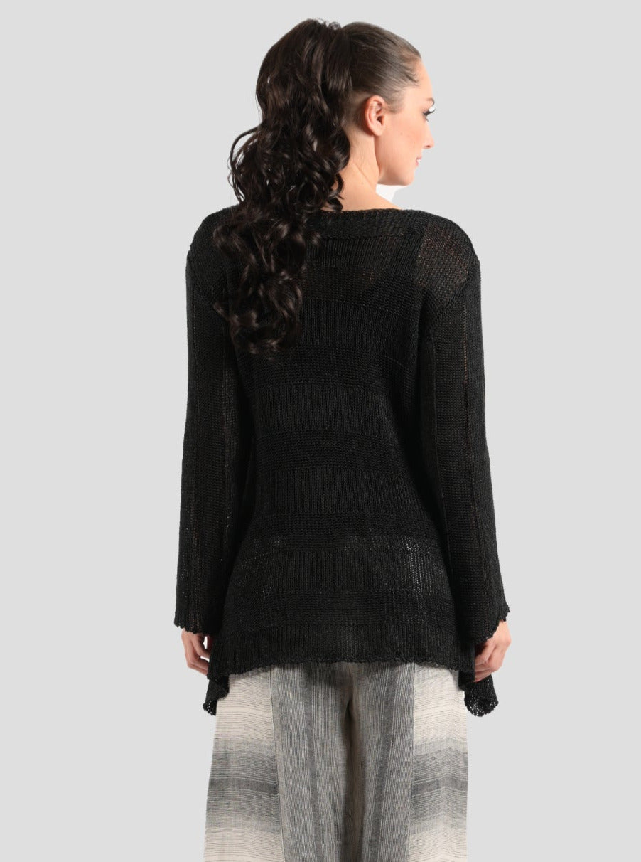 3131 | Long Sleeve Stripe Woven Pullover