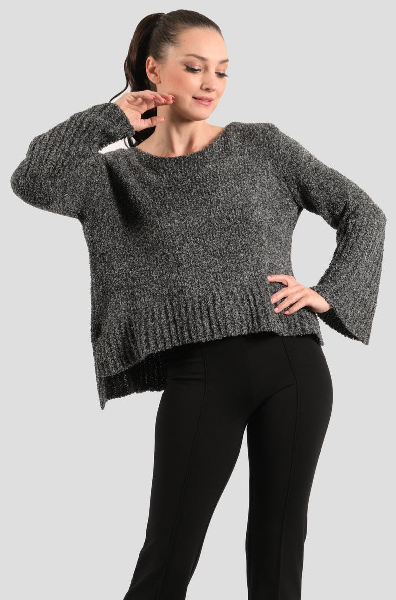 6102: Bell Sleeve Sweater